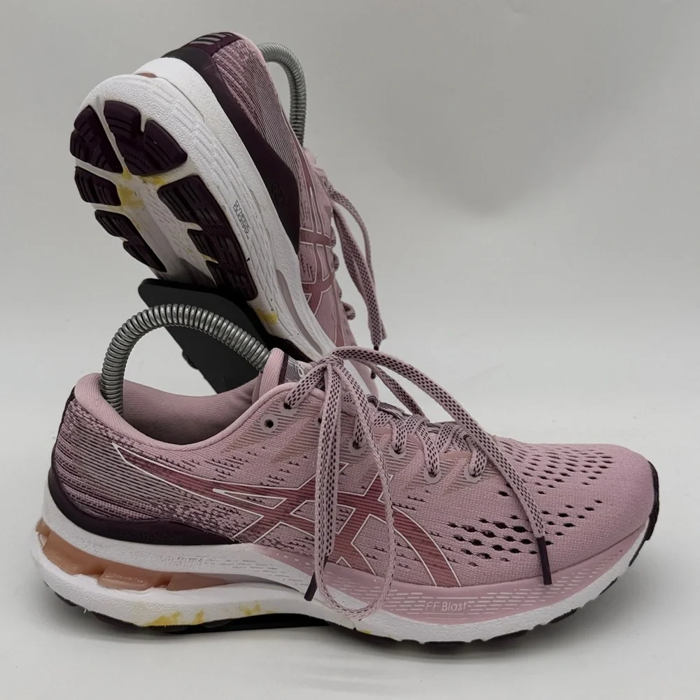 Asics Womens Gel Kayano 28 Blush Pink Running Shoes 1012B047 Sneakers Size 7.5